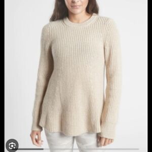 Athleta Sierra Crew Sweater Wool Blend